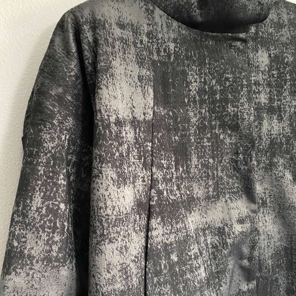 Eileen Fisher Grandeur Jacquard 3/4 Sleeve Jacket - Picture 3 of 7